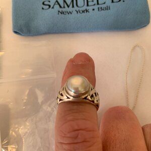 Samuel B Size 7 7.5mm Freshwater Pearl Ring